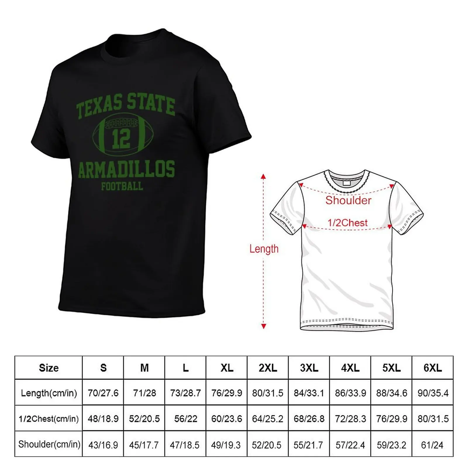 Футболка Texas State Football Blake, повседневная уличная одежда, футболка с коротким рукавом. (art.: 3920dd0fc3087) - 3920dd0fc3087