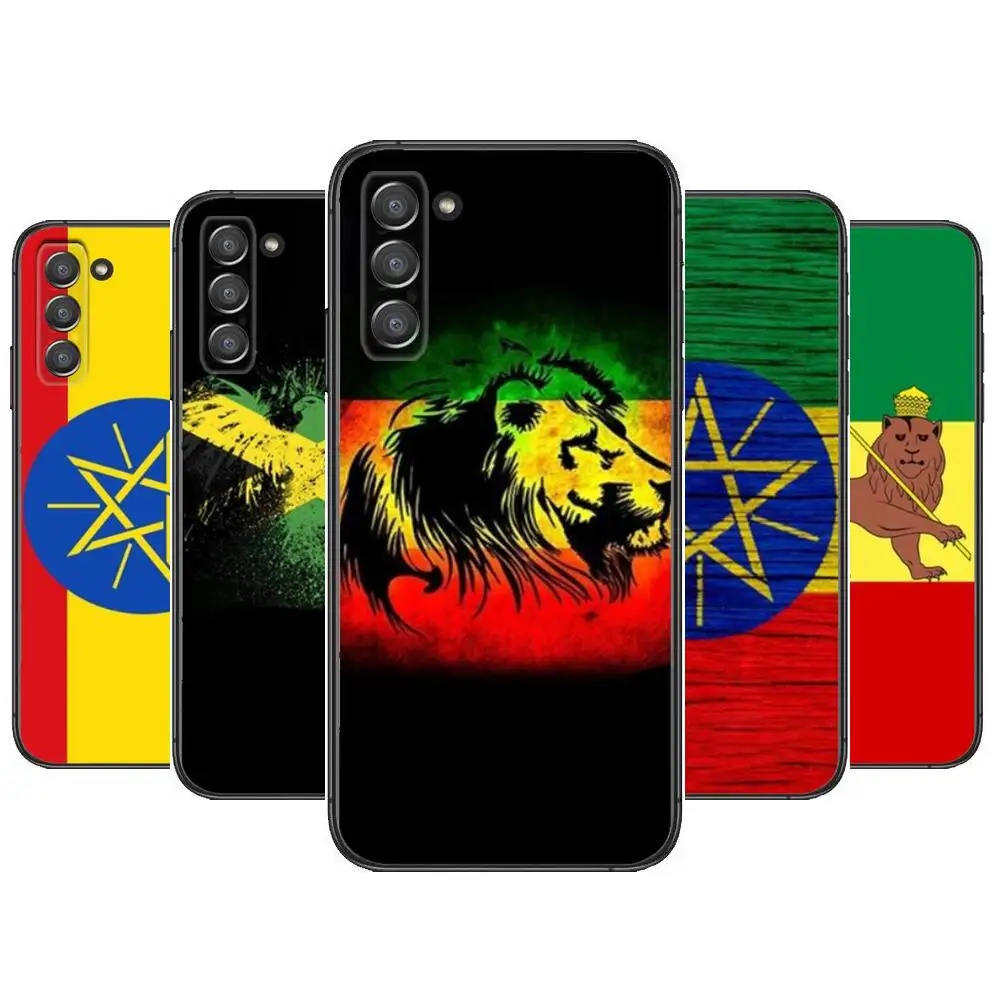 

Retro Ethiopia Flag Phone cover hull For SamSung Galaxy s6 s7 S8 S9 S10E S20 S21 S5 S30 Plus S20 fe 5G Lite Ultra Edge