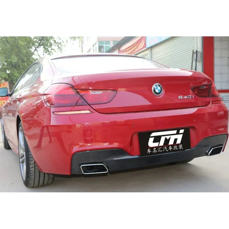 Для BMW 6 серии 640i 650i 2011 2012 2013 2014 багажник из настоящего углеродного волокна задний