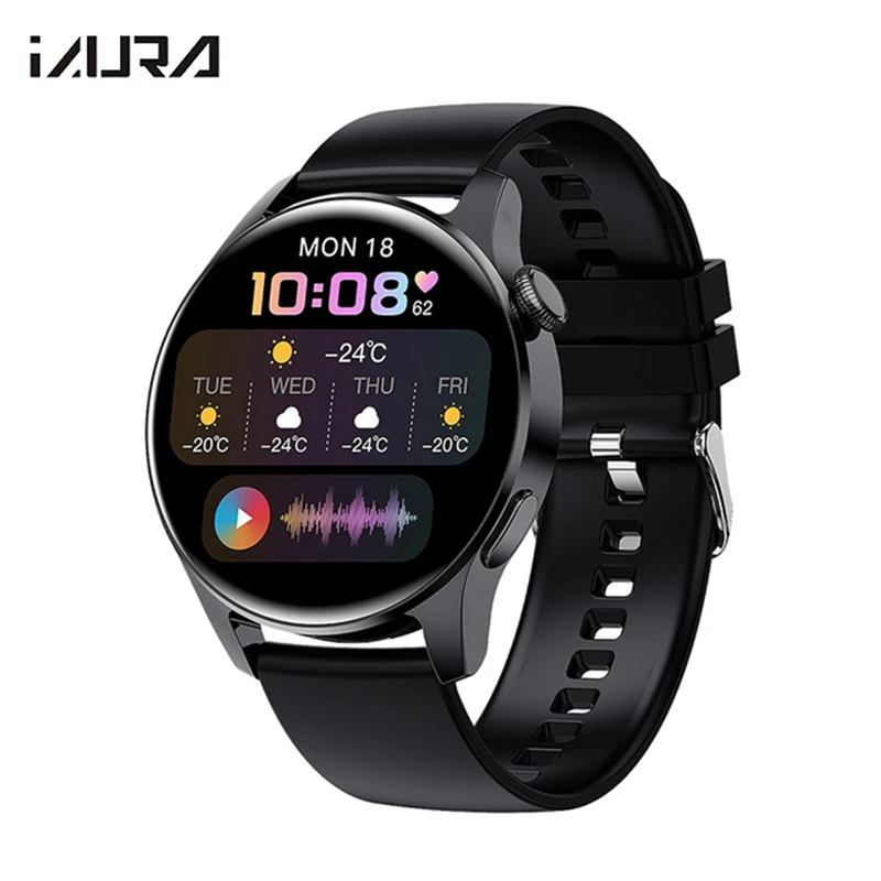 

Смарт-часы мужские сенсорные водонепроницаемые спортивные с фитнес-трекером и Bluetooth