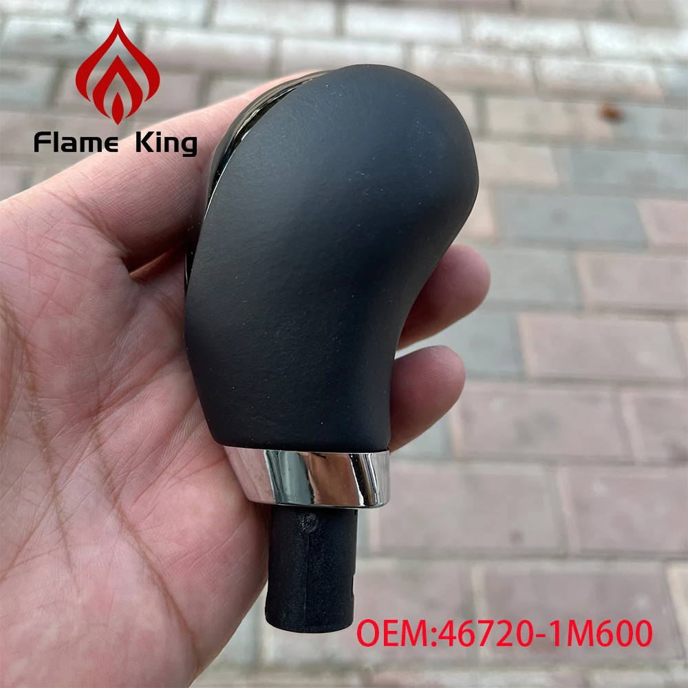 Фото Ручка переключения передач Flame King для Kia K3, K5, Optima, Rio, Ceed, Soul, кожаная, для автоматической коробки передач №5