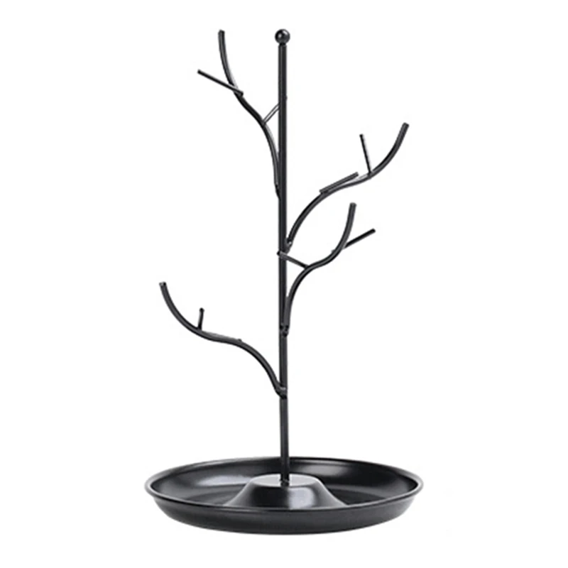 

Jewelry Display Stand Rack Tree Stand Iron Necklace Earring Holder Bracelet Fashion Organizer