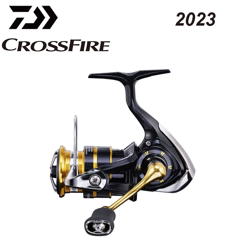 2023 NEW Original DAIWA CROSSFIRE CS LT Spinning Reel 1000 2000 2500 3000 5000 Casting Metal Freshwater Saltwater Fishing Wheel