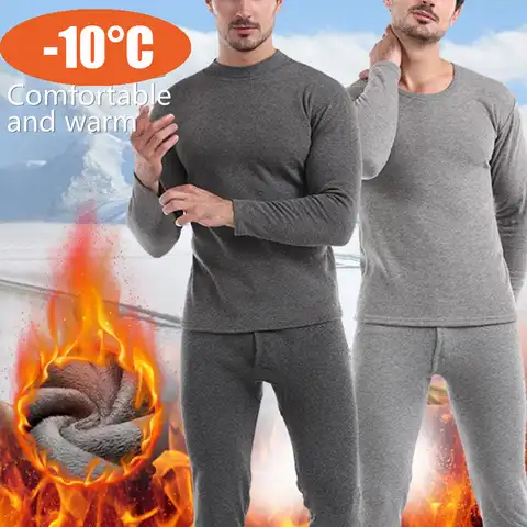 Зимнее флисовое термобелье, мужское нижнее белье, зимнее Мужское нижнее белье, флисовое термобелье, комплект нижнего белья, кальсоны и топы