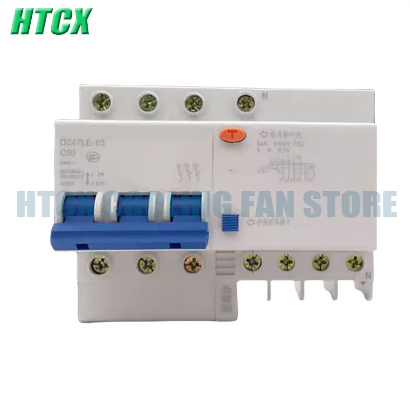 Выключатель цепи утечки DZ47LE-63 3P 40A 50A 63A