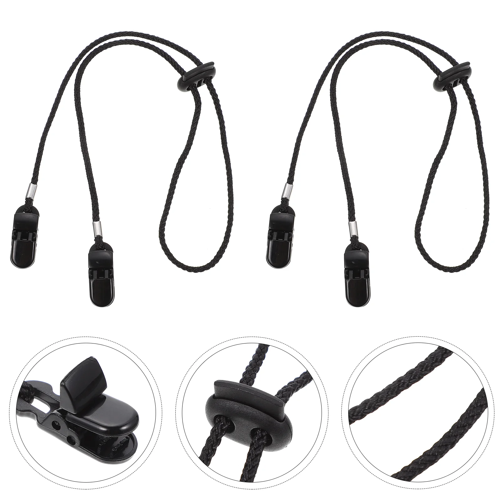 

2 Pcs Adjustable Hat Clip Accessory Multi-function Clips Accessories Outdoor Abs Anti-lost