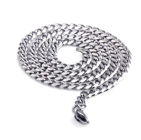 ASON 1 шт./лот мужское классическое ожерелье-цепочка из нержавеющей стали 316L