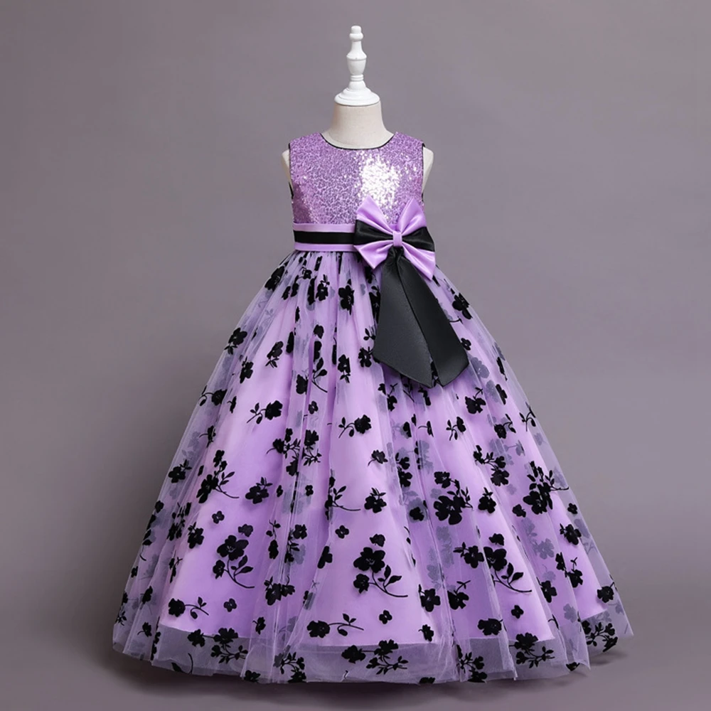 

Flower Girl Dresses O-Neck A-LINE Pageant Dresses for Girls Floor-Length Lace Flower Girl Dress