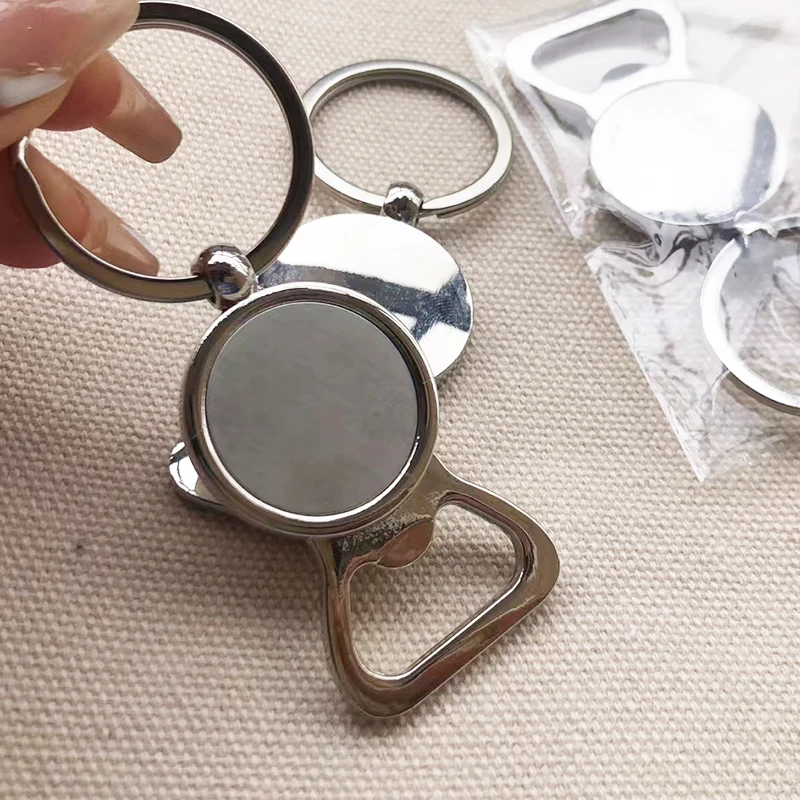 10/20/50Pcs Metal Bottle Opener DIY Cabochon Cameo Blank Base Setting Epoxy Sticker Bar Home Wine Opener Tools Making
