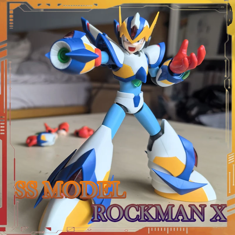 SS Modelo KO KP701 RockMan X Falcon Armor Figura de ação Megaman X5 Figuras de anime Mega Man Kit de modelo de montagem Presente de aniversário
