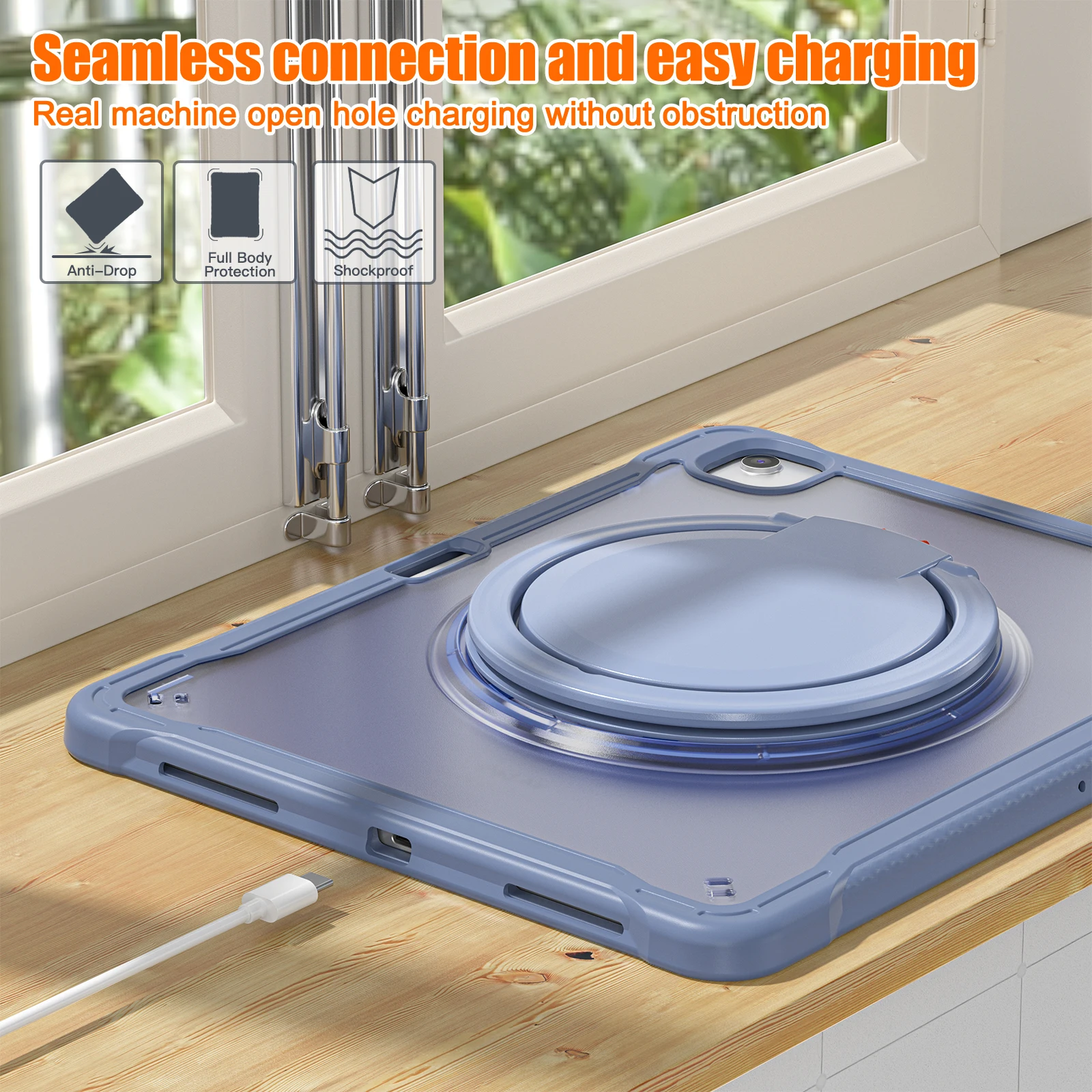 Чехол-подставка с ручкой для iPad Pro 11 9 7 10 8 6 Air 2 4