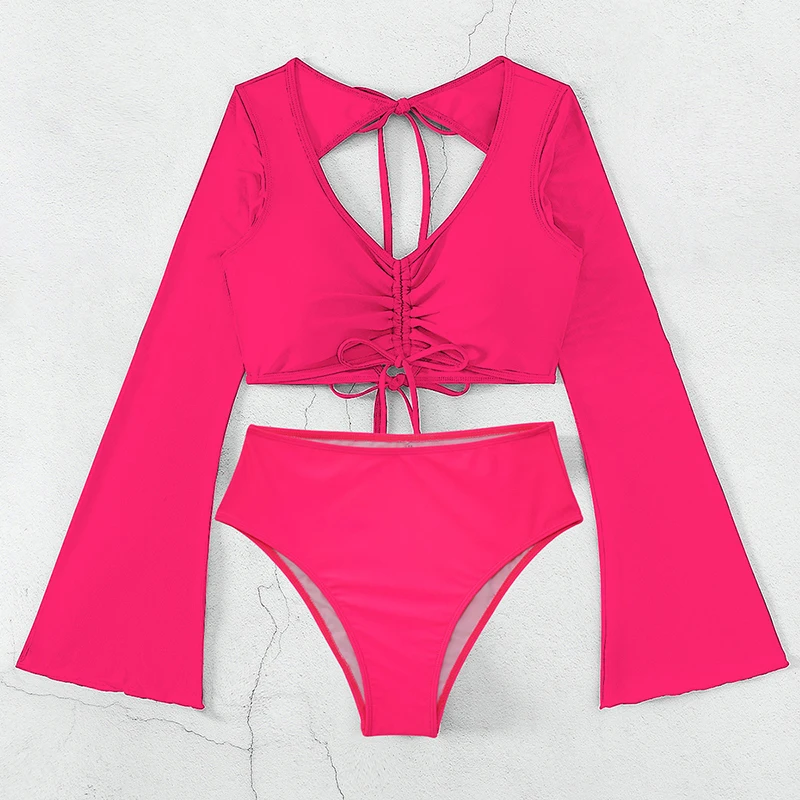 

2024 сексуальные бикини, женский купальник, женский купальник с длинными рукавами, купальник пуш-ап, пляжная одежда для плавания, купальный костюм, Бразильское бикини, купальник для бассейна