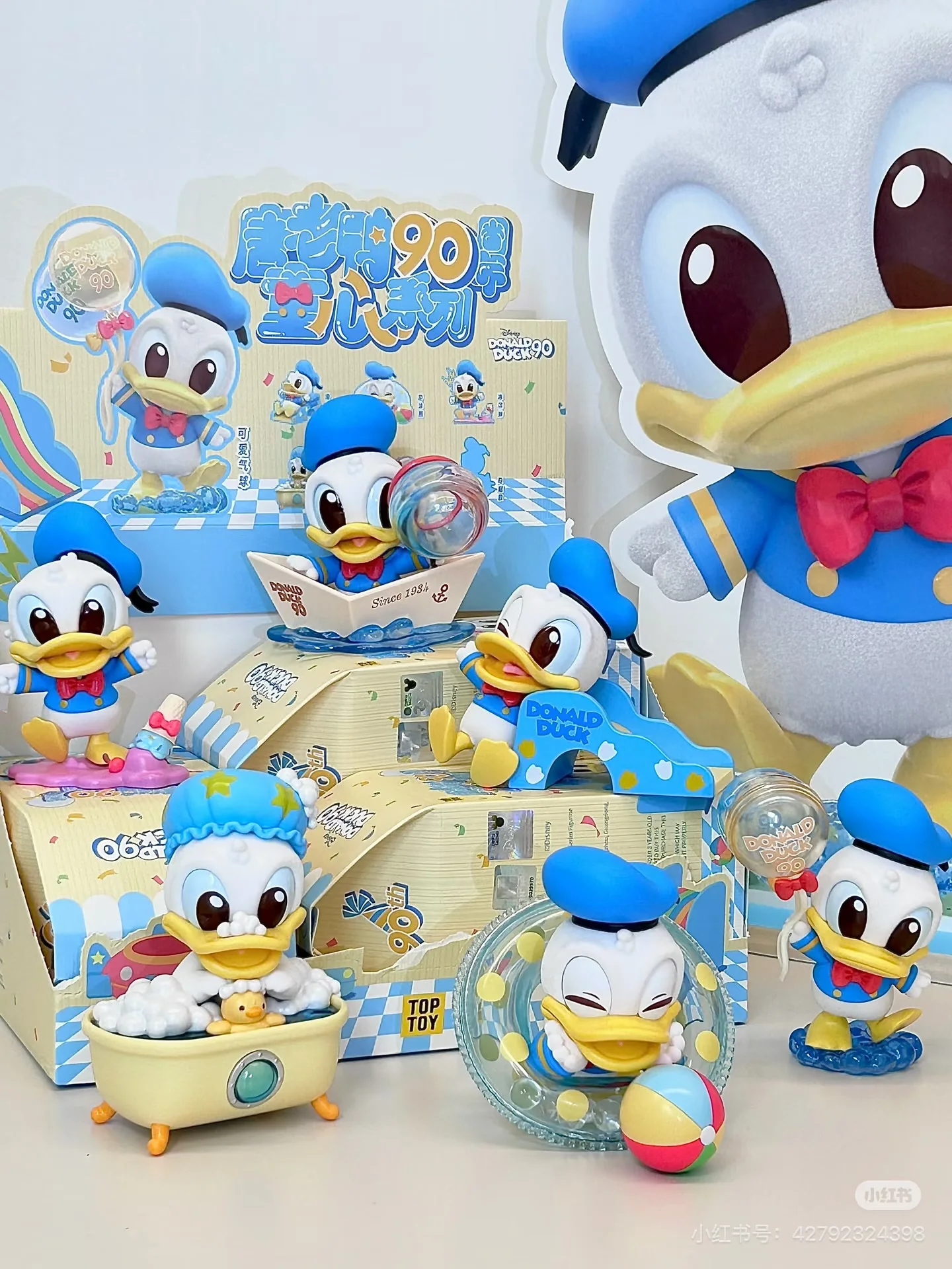 Коллекционная фигурка Toptoy Disney Donald Duck Blind Box, серия к 90-летию, в наличии, милая коллекционная игрушка, модный декор для дома, подарок (art.: 3920db6498f78) - 3920db6498f78