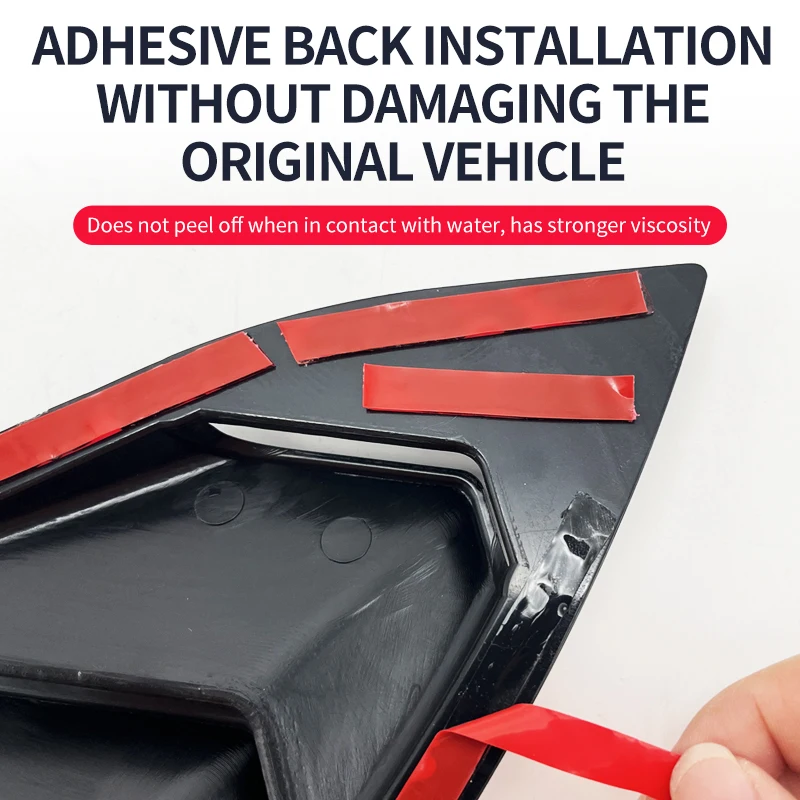 Автомобильный аксессуар боковые вентиляционные жалюзи задняя четверть спойлер