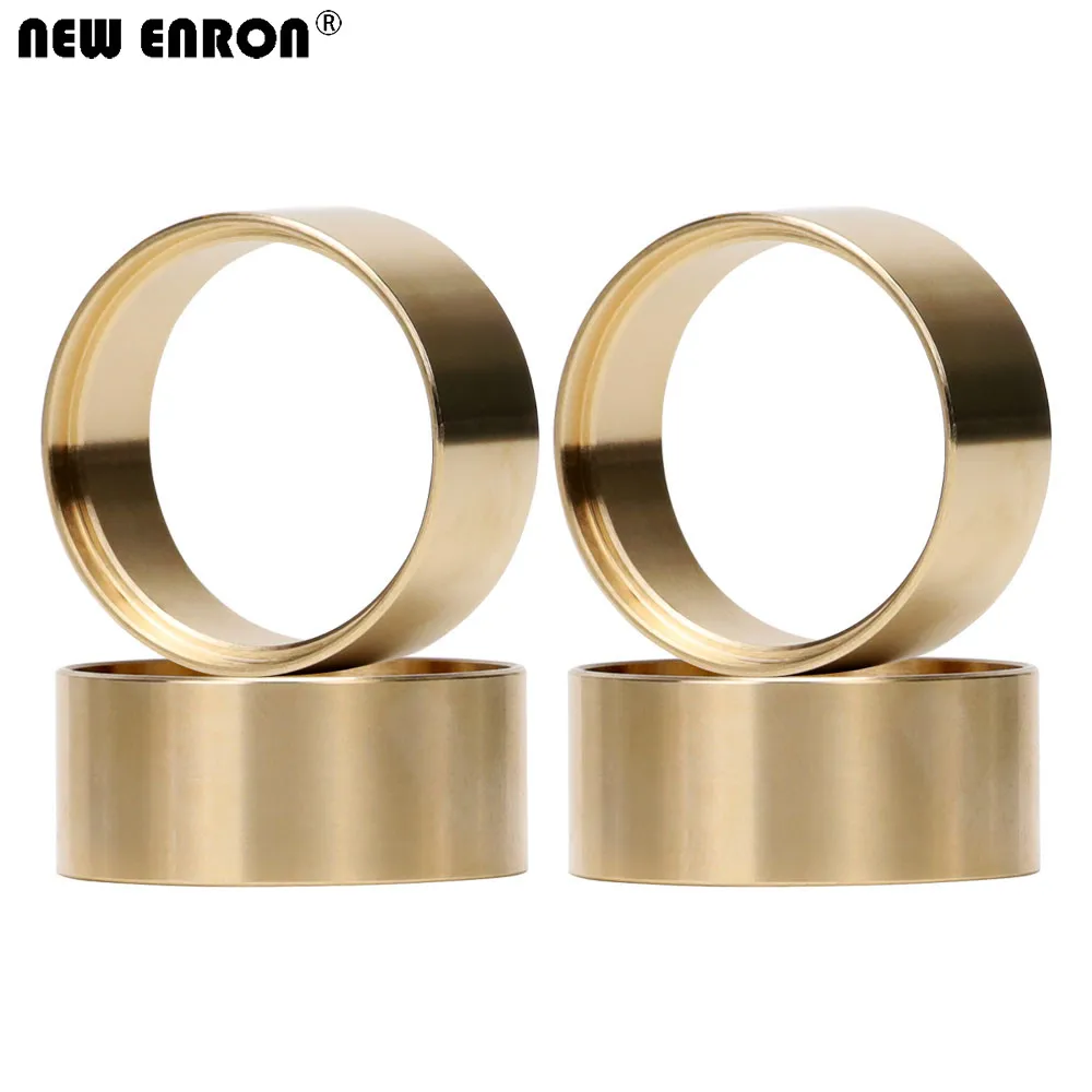 Новинка ENRON 4 шт Латунь 1,0 дюйма противовес колесный обод шина для 1/18 1/24 Axial SCX24 JLU C10 AXl0001 AXl0002 AXl0003 Traxxas TRX4M