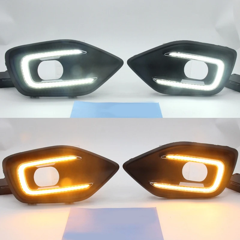 Для Suzuki Swift 2024 светодиодные DRL дневные ходовые огни крышка противотуманной фары