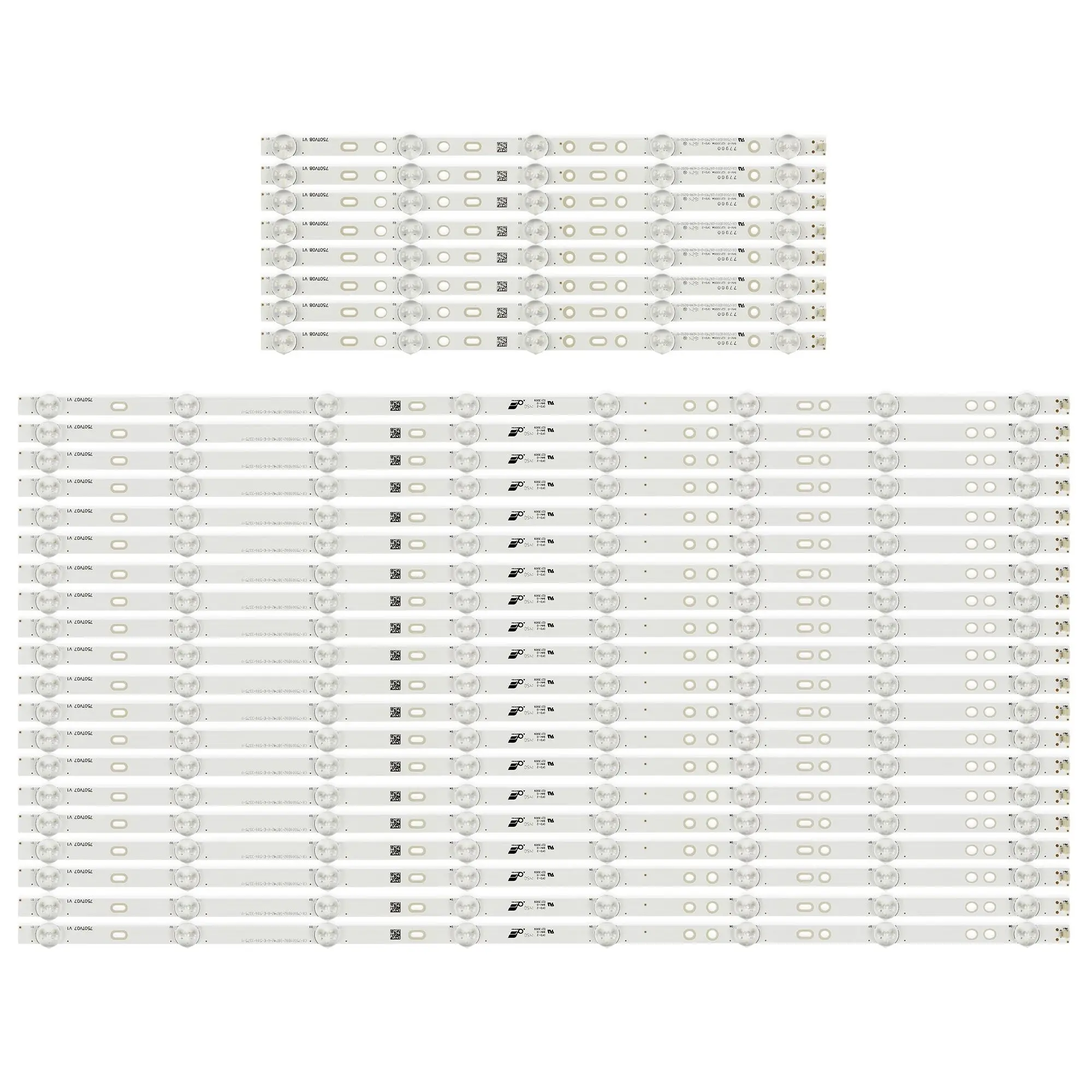 

28Pcs LED Backlight Strip For SONY 75" TV KDL 75W855C 75W850C KDL S750HF59 750TV07 V1 750TV08 V1 CX 75S01E02 KDL-75W850C 75W809C