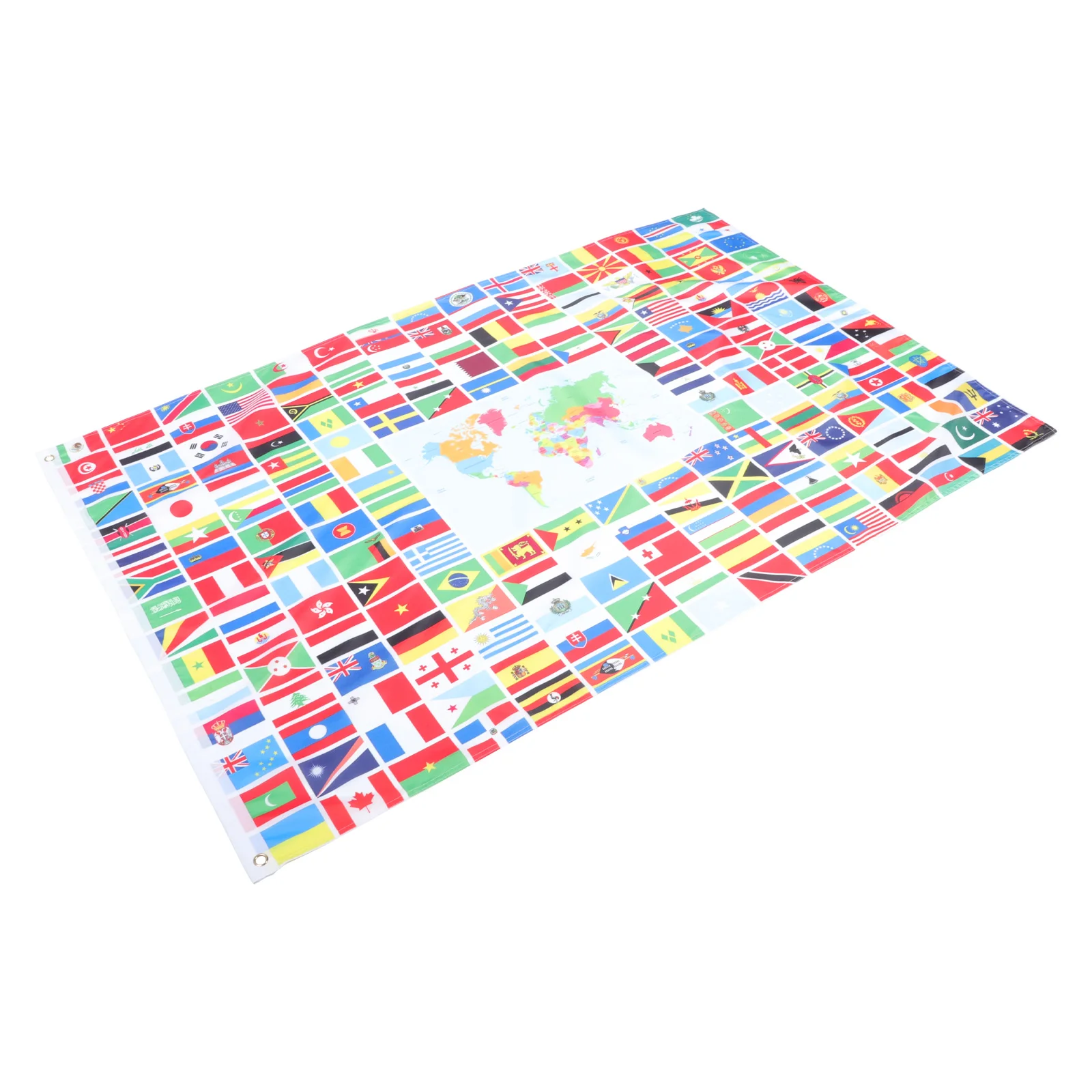 

Flag World Banner International Flags Backdrop Decoration Country Global Cup Bunting Shower Curtain Wall Cloththe Party Fans