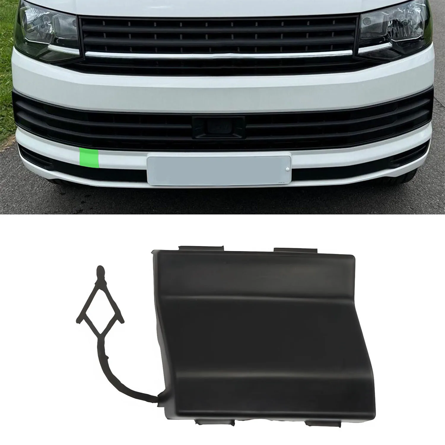 

Накладка на передний бампер для VW Transporter Van T6 Camper 2015-2019 для мини-автобуса T6 2015-2019 7E0807241