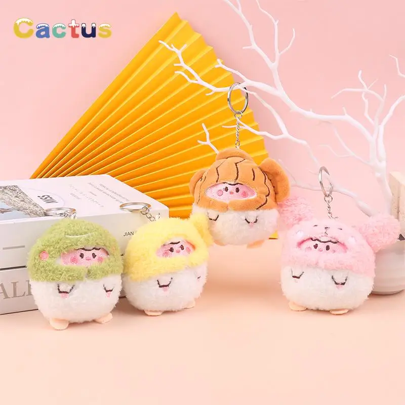 

Креативная игрушка-кролик 10 см, подвеска из мультфильма, мягкая кукла, брелок для автомобиля, сумки, Декор, детский подарок