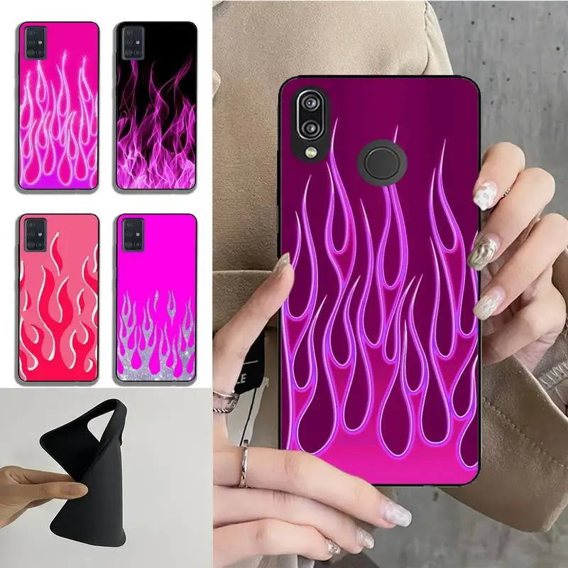 

Flame Phone Case Fundas Shell Cover For Xiaomi Redmi Note 8 9 10 11 Pro S