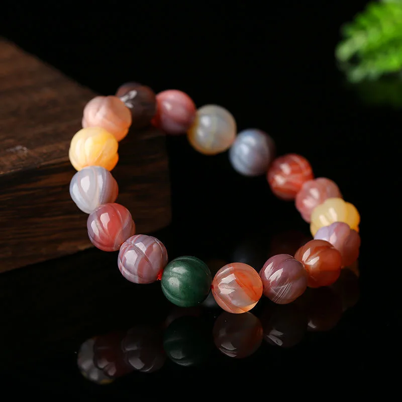 Ore Liang Shan из провинции Сычуань бусины в виде тыквы яньюань агат раньше для мужчин и