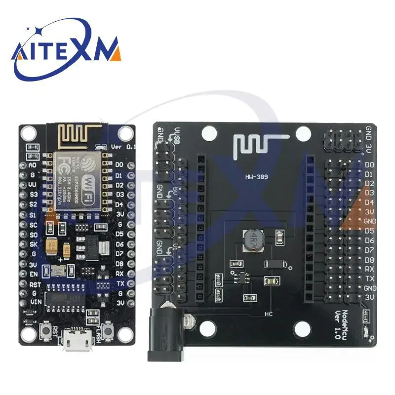 Модуль ESP8266 NodeMcu v3 Lua с Wi-Fi, беспроводная плата CH340 для разработки «Интернет для вещей», ESP8266 с антенной PCB и портом USB для Arduino