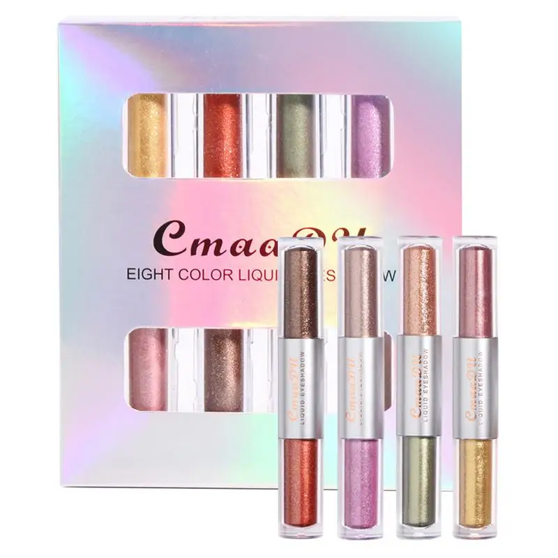 

4 шт., жидкие блестящие тени для век