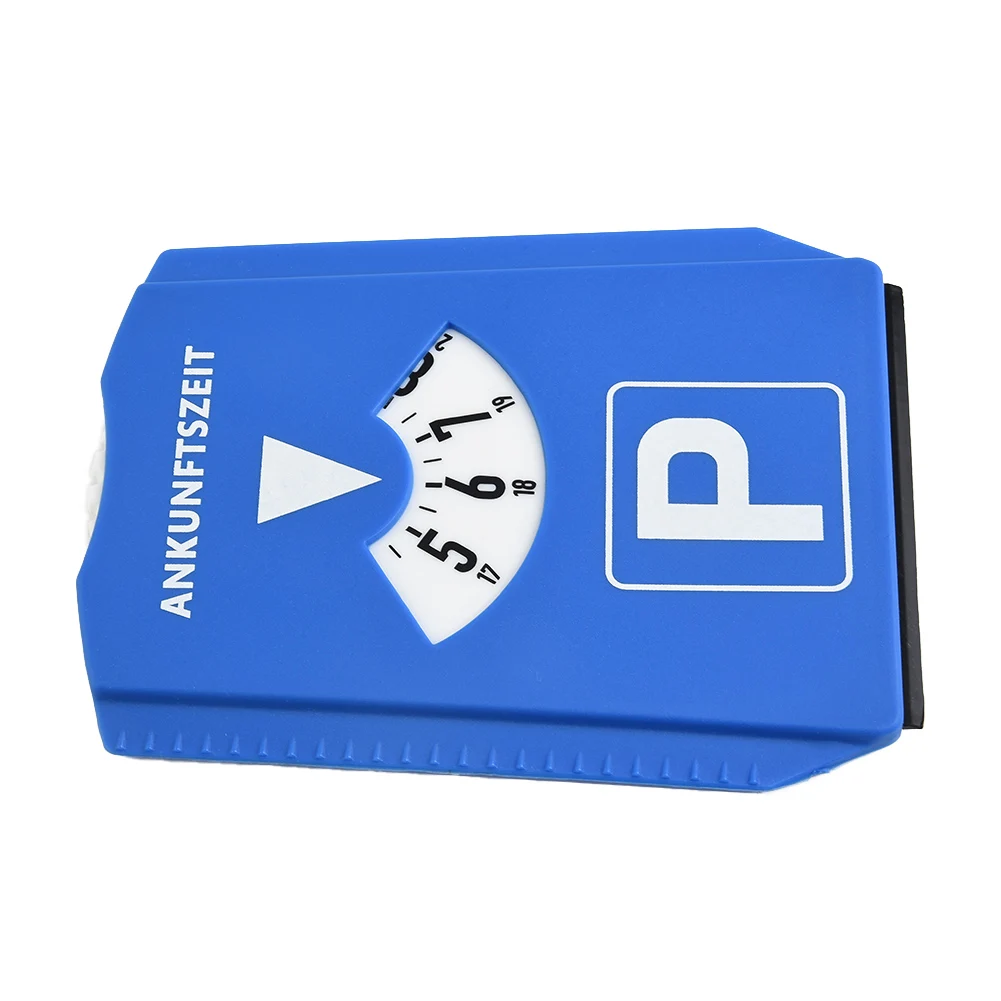 

Автомобильный парковочный диск таймер часы Прибытие дисплей времени синий пластиковый парковочный Инструмент 24 парковочный диск парковочные метры автомобильный аксессуар
