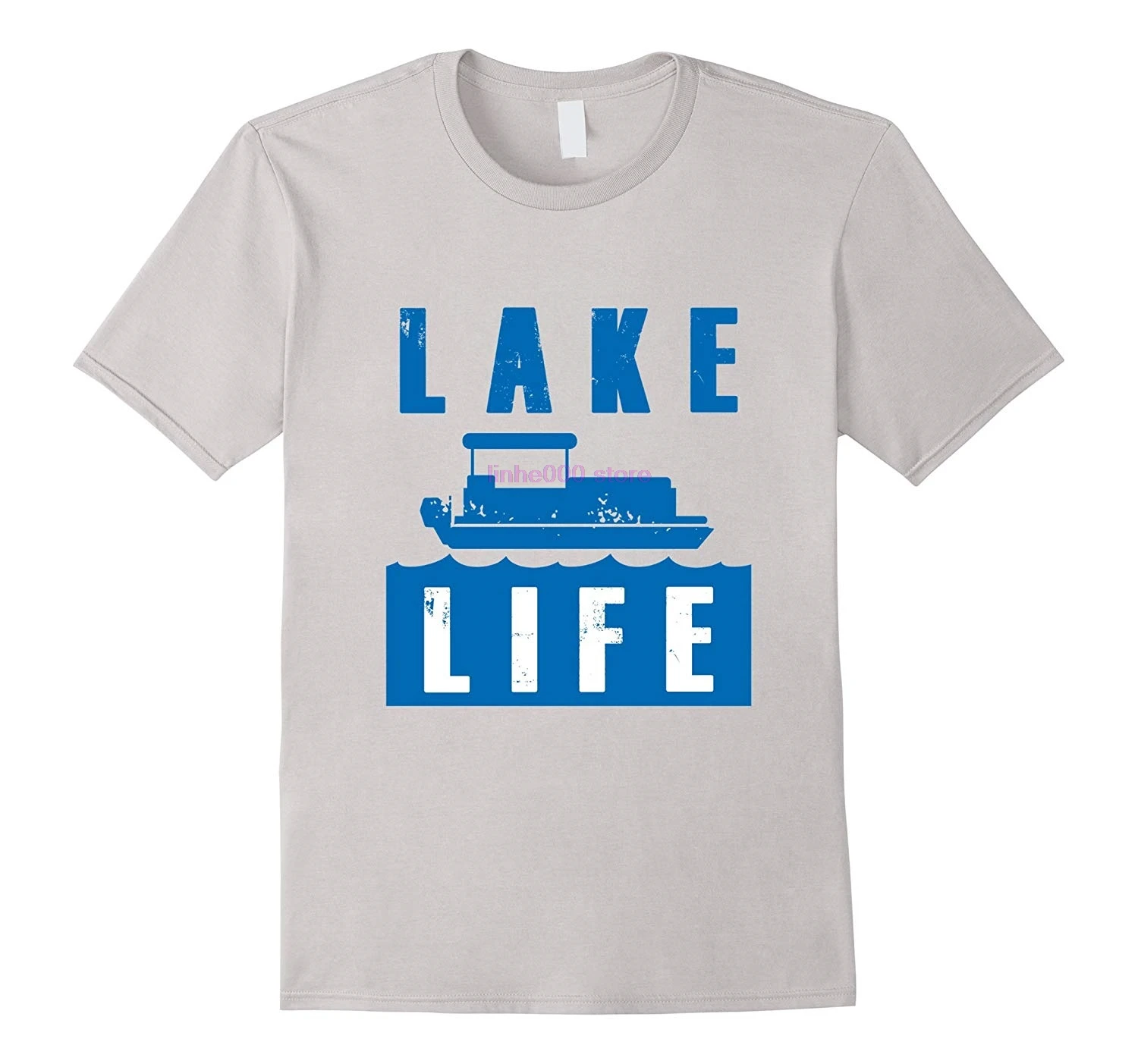 

Фирменная мужская Футболка GILDAN, забавная футболка с понтонным мотором и лодкой