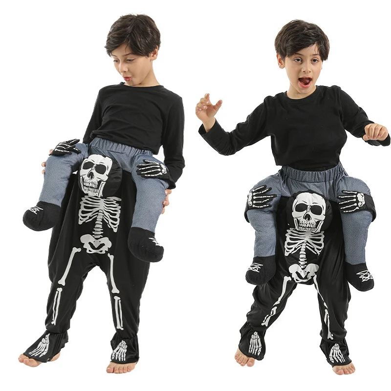 

Новинка 2022 забавные штаны со скелетом для косплея костюмы на Хэллоуин для детей мальчиков Пурим карнавал маскарадный шар