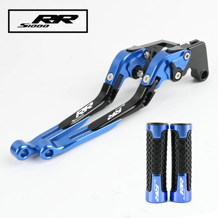 

CNC Aluminum Adjustable Brake Clutch Levers Handlebar Grip Handle Hand Grips For BMW S1000RR S 1000 RR 2010-2019
