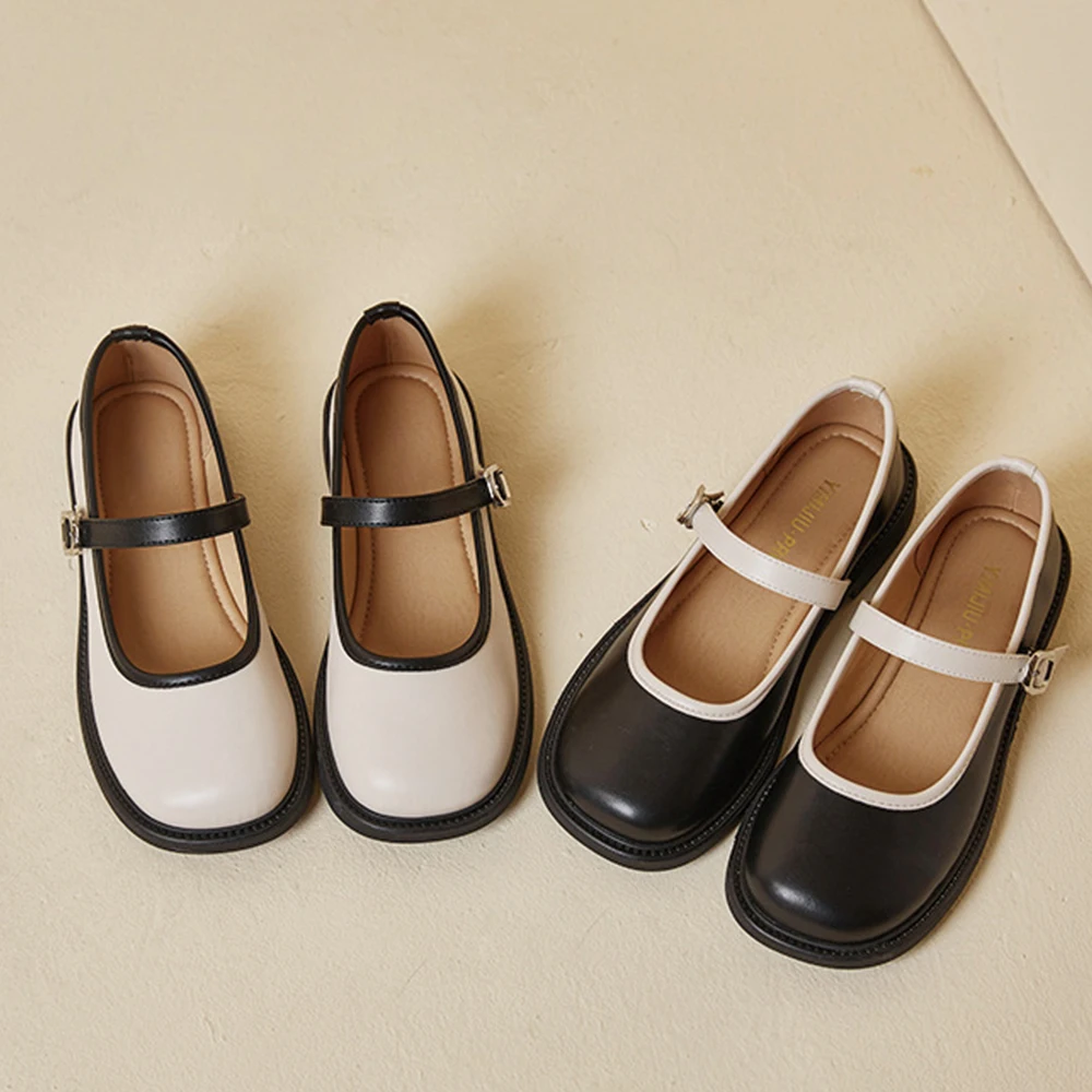 2022 Flat Loafers Black Cowhide Women Shoes Driving Shoes Pregnant Women Shoes White Brown Summer Shoes Woman