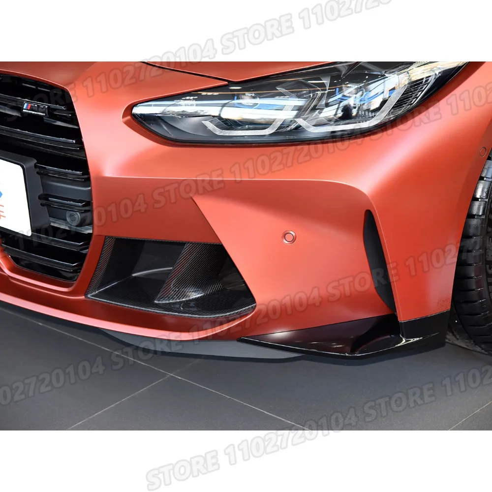 Для BMW M3 M4 G80 G81 G82 G83 2021-2025: Накладка-сплиттер (уголок) нижнего бампера, артикулы 51118084177, 51118084178 (art.: 3920dccab38cc) - 3920dccab38cc