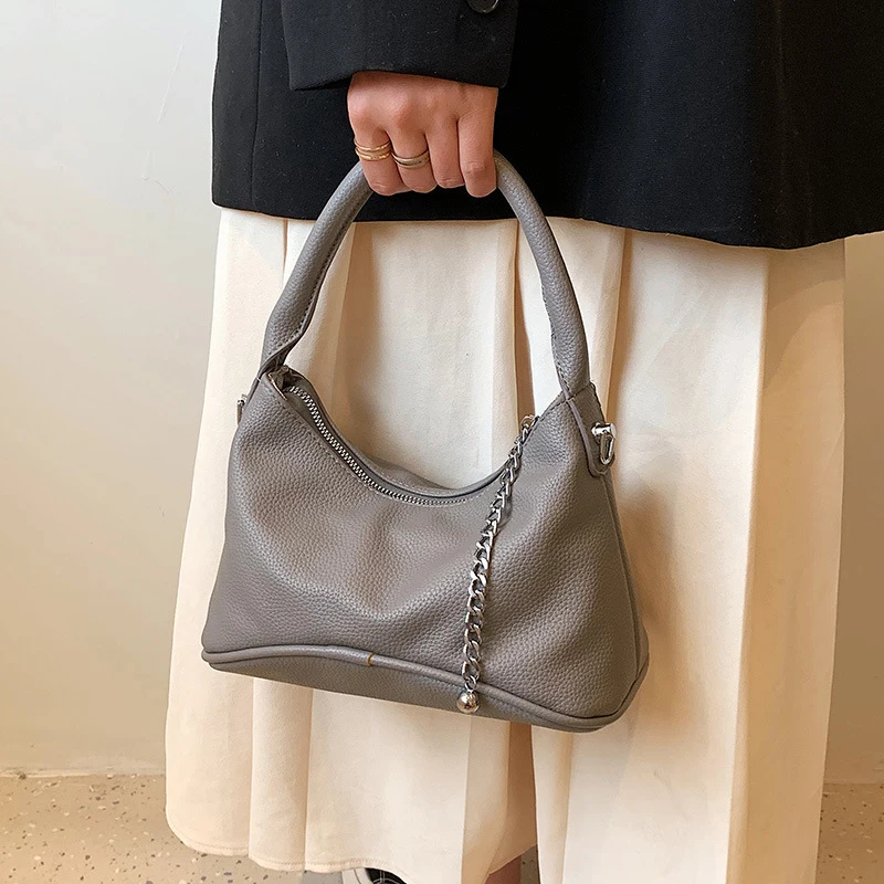 

Simple Retro Women's Bag Niche Design Handbag 2022 New Summer Underarm Bag All-match Shoulder Messenger Bags Bolso Feminina