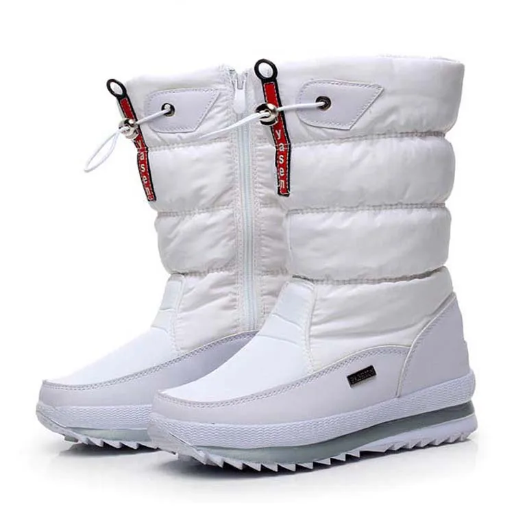 

Women Snow Boots Platform Winter Boots Thick Plush Waterproof Non-slip Boots Fashion Women Winter Shoes Warm Fur Botas mujer