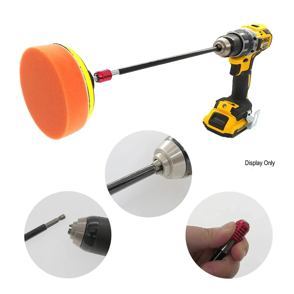 

1pc 300mm Quick Release 1/4 Inch Screwdriver Drill Bit Holder Magnetic Extension Rod Socket For Drill Brush Screwdriver