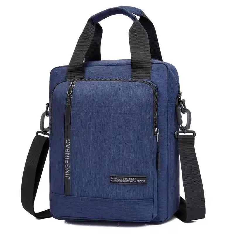 

Men's Handbag New Man Business Leisure Large Capacity Oxford Cloth Light Messenger Shoulder Bag Crossbody Bags