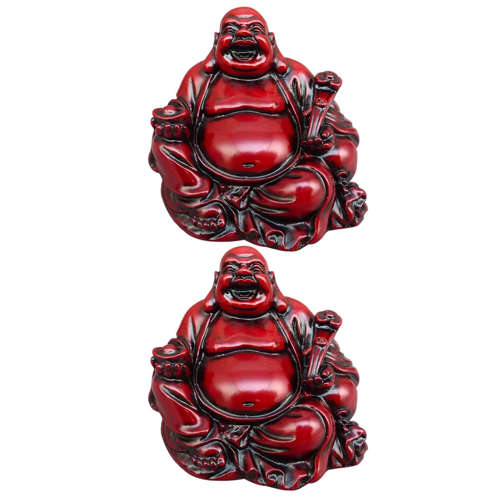

Statue Figurine Ornament Sitting Decoration Buddhism Meditation Zen Fengshui Laughing Car Desktop Dashboard Chinese Home Resin