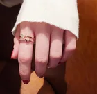 Женское кольцо из серебра 925 пробы, с жемчугом