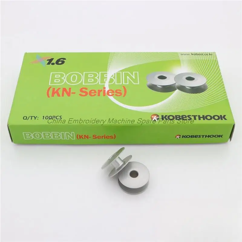 100 шт. Kobest Bobbin 1 6 раз Core K бренд Kn-Series высокая твердость диаметр 23 мм для Tajima Barudan Swf