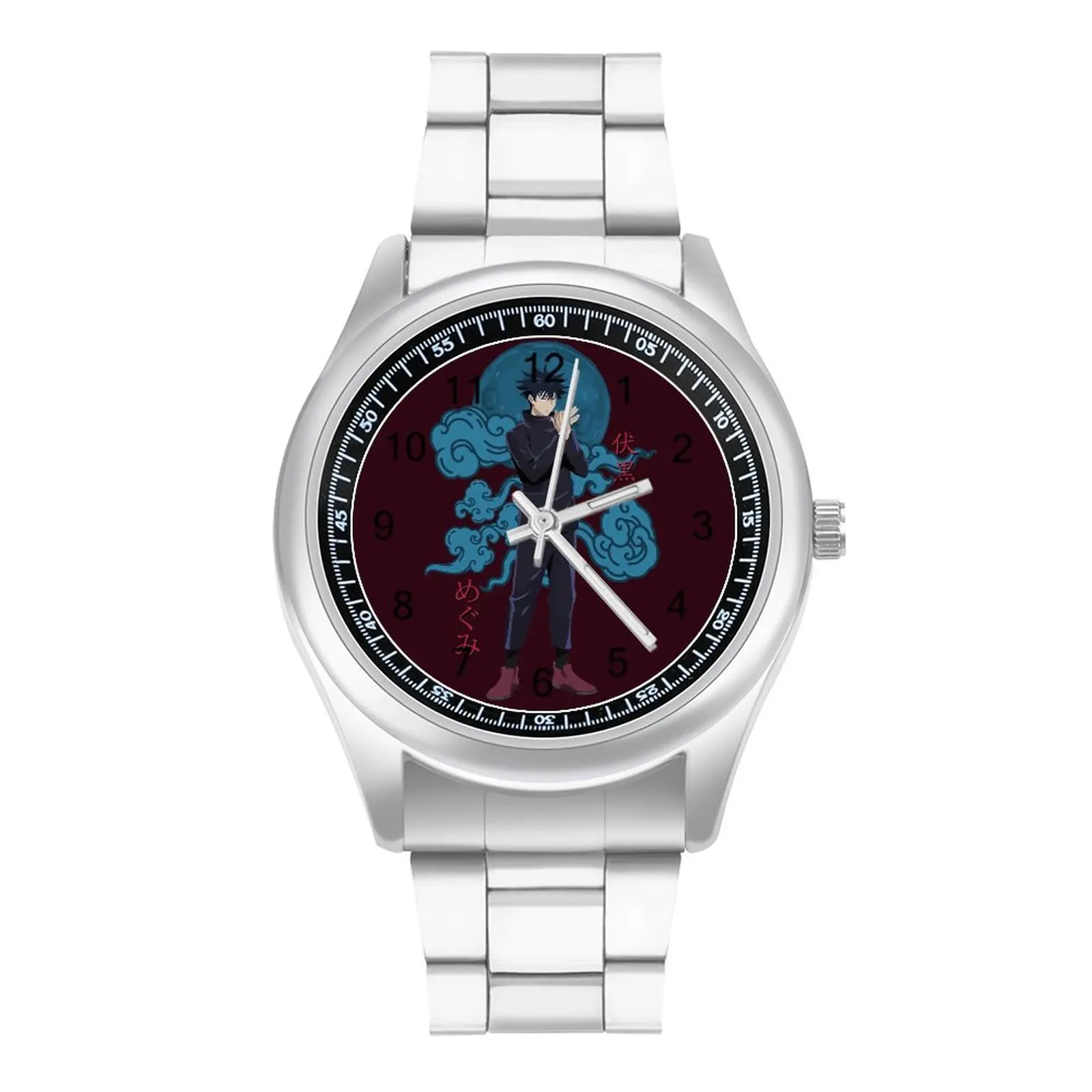 

Megumi Fushiguro Jujutsu Kaisen Quartz Watch Jujutsu Exclusive Man Wrist Watch Photo Steel Gym Good Quality Wristwatch