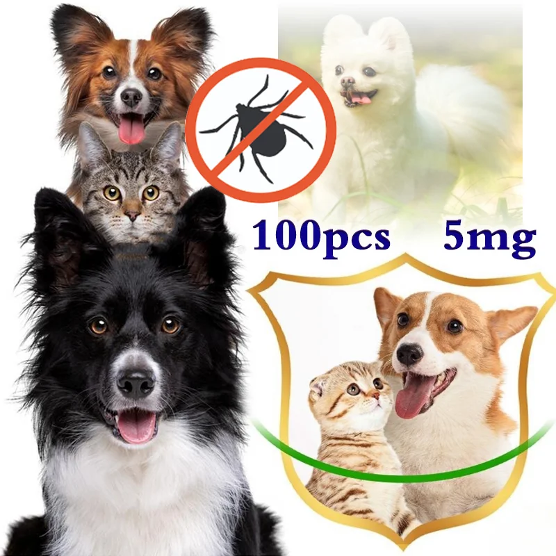 

5mg Pet Insect Repellent 100 Tablets/bottle Essential for Pets