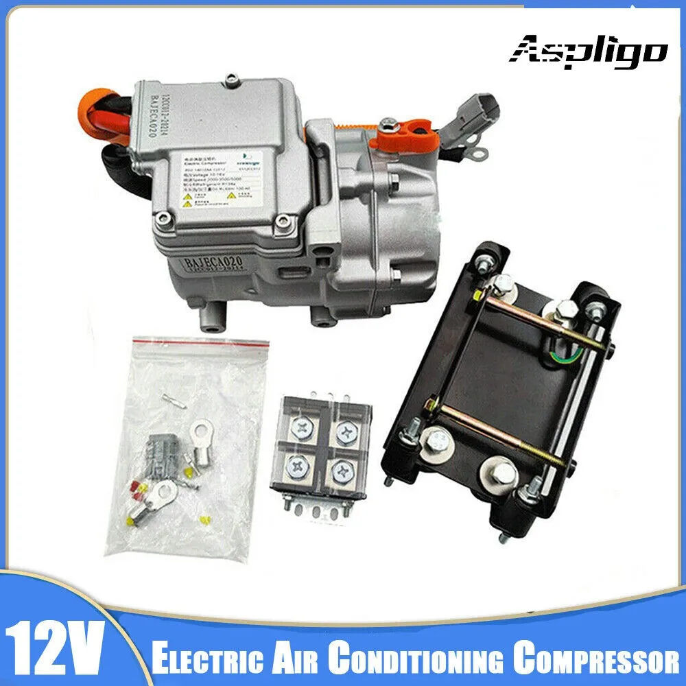 

Aspligo Universal 14CC 12v Electric Air Conditioner Compressor Air Conditioning compressor For Camp Car Truck Bus Boat Camp