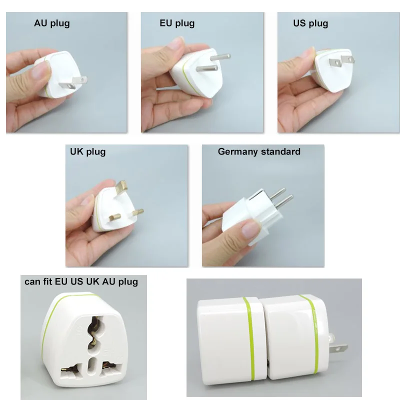 Универсальный адаптер питания AC AU EU US UK To Для Путешествий