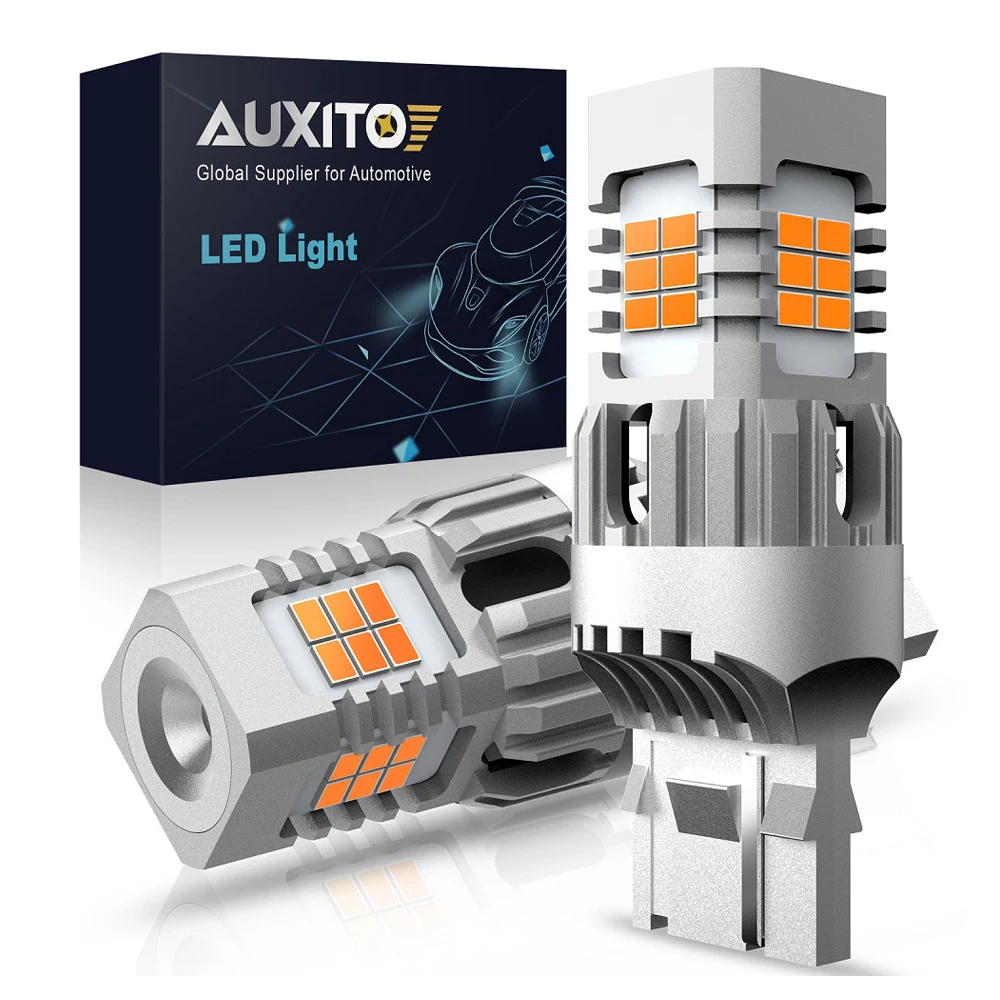 

Автолампы AUXITO T20 7440 W21W WY21W 7440NA без Hyper Flash, без ошибок