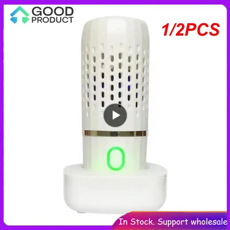 

1/2PCS Vegetable Cleaning Machine Capsule Shape Portable Ultrasonic Wireless Fruit Food Purifier Household Kitchen Food Cleaner
