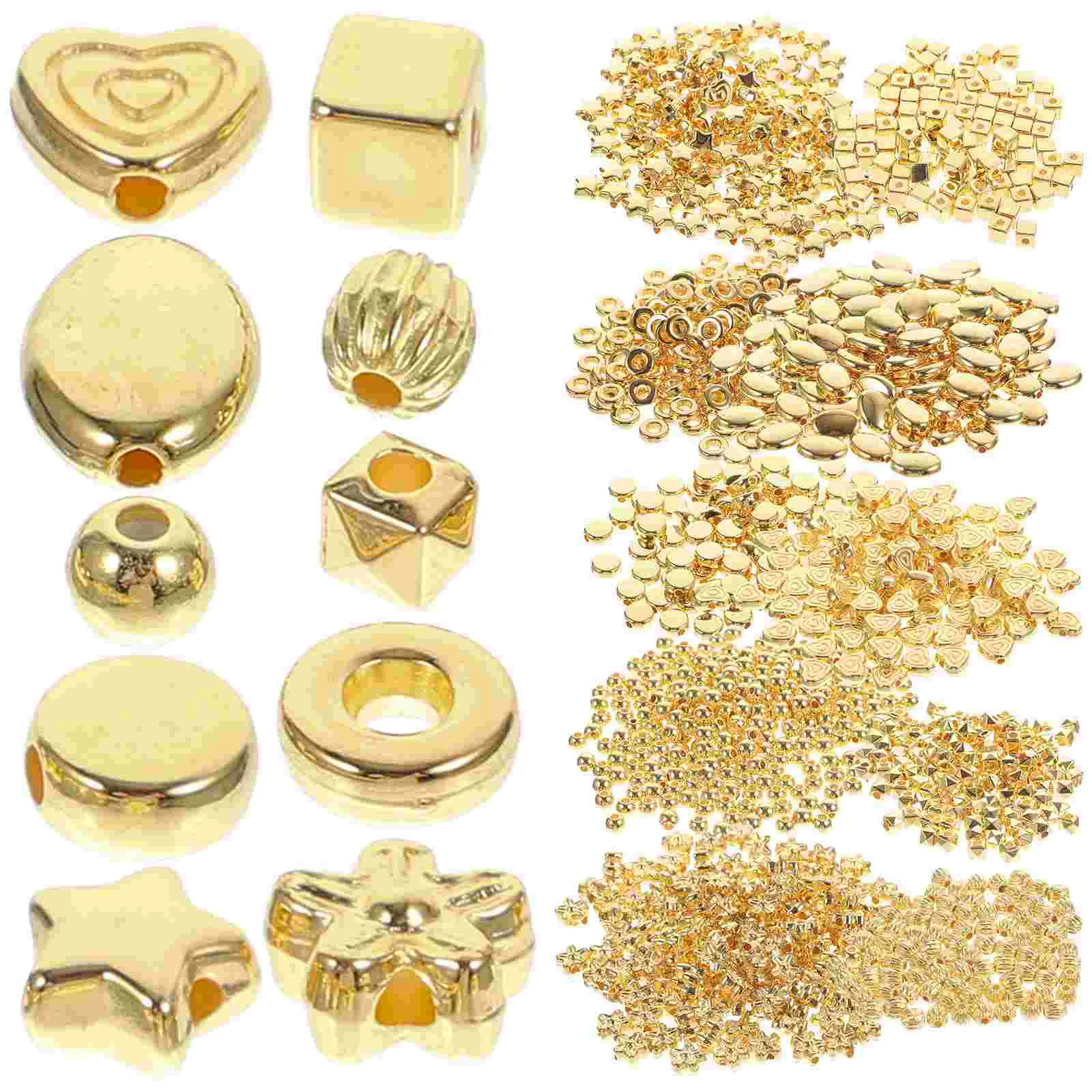 

1500 Pcs Beads Crafts Necklace Making Spacer Multi-purpose Bracelet Loose Multipurpose Bracelets Jewelry Accessories DIY