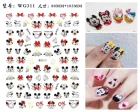 Disney 3D Nail Art декоративные наклейки Дональд Дак Белоснежка Винни-Пух наклейки для ногтей аксессуары для ногтей DIY наклейки