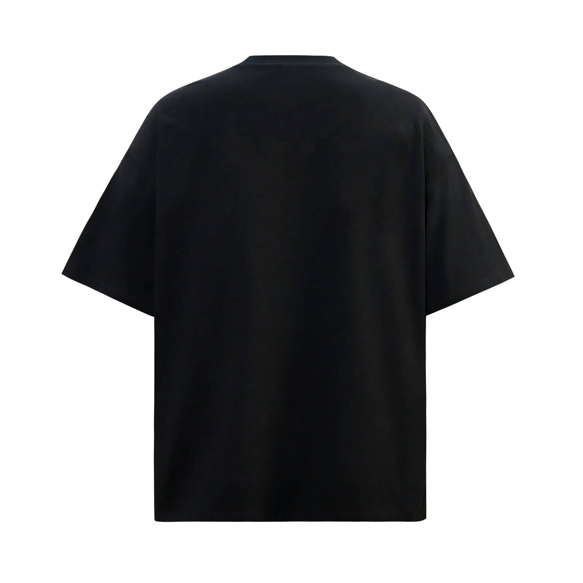 Loose Fit American Style Artistic Rose Flame Letter Print Crew Neck Short Sleeve T-Shirt For Men Spring Season Casual Wear